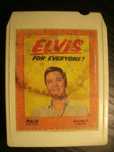 8 Track-Elvis Presley-Elvis For Everyone - Refurbished &amp; TESTED! - £11.75 GBP