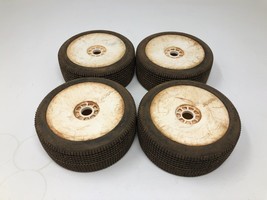 USED AKA Double Down 1/8 Buggy Pre-Mounted Tires (Super Soft - Long Wear... - £19.53 GBP