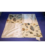 Boys Sports Baseball Security Blanket Lovey Satin Chenille Cream Claireb... - $8.32