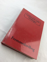 Gyldendals Fremmedordbog red Danish foreign word book hardcover 1963 - £23.88 GBP