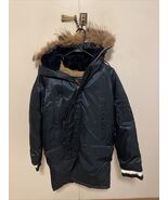 Doré Polaire Parka Veste Hommes Taille Grand Vintage Volant Tuba Militai... - $2,482.32 MXN