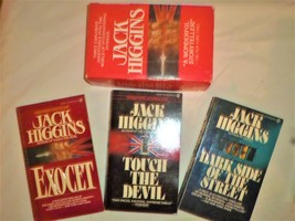 JACK HIGGINS&#39; - 3 popular thrillers - boxed set - VERY GOOD condition - £3.14 GBP