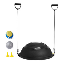 VEVOR Black Half Exercise Ball Trainer, 26" Balance Ball Trainer, 1500lb... - $68.90