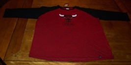 Vintage Style Chicago Bulls Nba Basketball Long Sleeve T-Shirt Xl New w/ Tag - £15.56 GBP