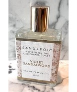 Sand + Fog Violet Sandalwood Eau De Parfum Oil 1.7 oz 50 mL Rollerball NEW - $54.70 CAD