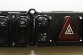 00-02 w215 MERCEDES CL500 CL55 CL600 DASH HAZARD ESP ABC HEADREST CONTROL SWITCH image 3