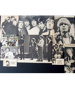 ROLLING STONES ~  (17) Color and B&amp;W Clippings, ARTICLES from 1965-1967,... - $17.43 CAD