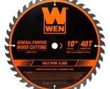 WEN BL1040 10 Inch 40 Tooth Carbide Tipped Professional Woodworking Saw ... - $12.82