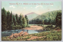 Postcard Whiteface and Au Sable River From Notch House Adirondack Mountains NY - £3.66 GBP