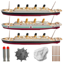 3 Pack Color 12” RMS Titanic Model &amp; Britannic &amp; Olympic , Titanic Toys ... - $1,835.56 MXN