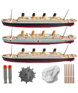 3 Pack Color 12” RMS Titanic Model &amp; Britannic &amp; Olympic , Titanic Toys ... - $1,822.64 MXN