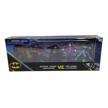 DC Batman Robin Nightwing vs. Joker Clayface 2.5&quot; Figurines 2021 New in Box - £11.67 GBP
