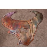 Texans - Metal Wall Art - Copper 13 1/2&quot; x 12&quot; - $37.98