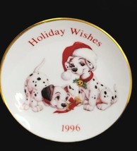 Hallmark Keepsake Ornament Collectors Plate Fine Porcelain 1995 101 Dalm... - $13.43