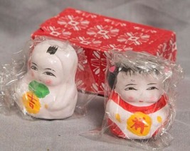 Decorative Pair of Asian Figurines Collectible drt - £34.24 GBP