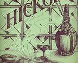The Hickory Dinner Menu Ohio 1950&#39;s Giunta Cover Lake Erie Perch - $31.77