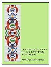 Bead Loom Vintage Motif 3 Multi-Color Bracelet Pattern PDF BP_110 - £4.38 GBP