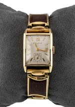 Bulova Men&#39;s 14k Yellow Gold Dress Watch w/ Vintage Speidel Expansion Br... - £711.31 GBP