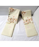 VTG Springmaid Tranquility Pair of Floral Butterfly King Pillowcases Cream - €29,99 EUR