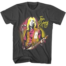 Tom Petty Rocks the Mic Men&#39;s T Shirt Heartbreakers Rock Band Concert Tour - £21.17 GBP+