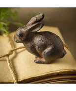 Vintage Reproduction Collectible Cast Iron Bunny Rabbit Desk Figurine De... - $231.94 MXN