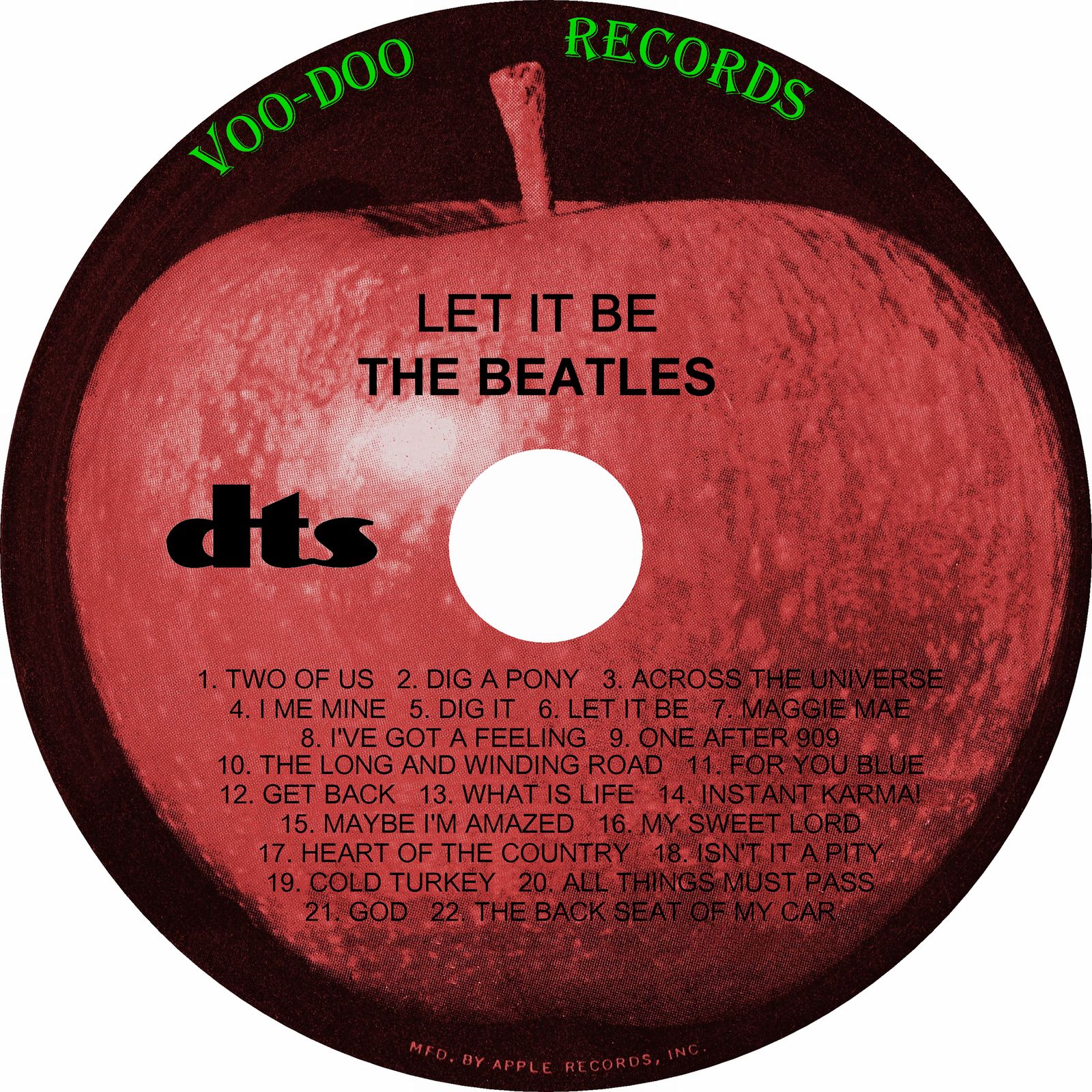 The Beatles - Let It Be - DTS 5.1 Surround CD With 10 Bonus Tracks  Voo-Doo Item image 5