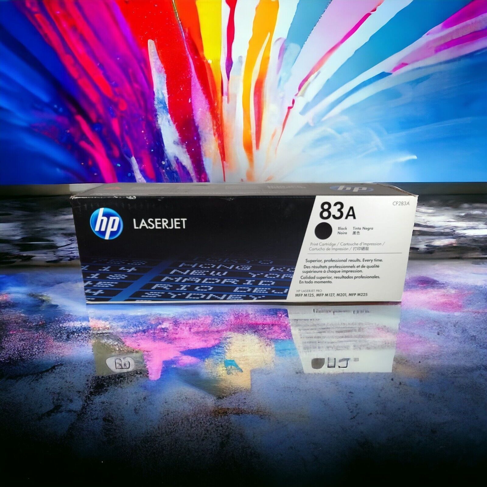 Genuine HP 83A Black LaserJet Toner Print Cartridge CF283A SEALED BOX M 125 127 - $49.00