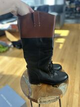 J.Crew Two-Tone Leather Tall Boots sz8.5 - $158.40