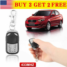 Universal Electric 433Mhz Garage Door Cloning Remote Control Gate Opener Key Fob - £11.79 GBP