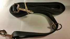 10 Ft. Hunting Dog Leash Double ply 1&quot; Webbing 2 Snaps O Ring Heavy Duty USA - £14.34 GBP