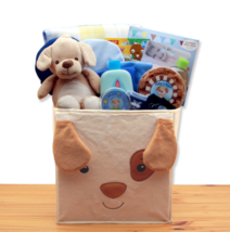 Puppy Tails New Baby Gift Basket - Baby Bath Set, Baby Boy Gift Basket, ... - £68.18 GBP