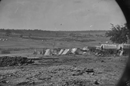 Army tents and wagons at Spotsylvania Va May 1864 New 8x10 US Civil War Photo - £6.93 GBP