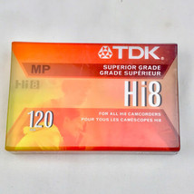 TDK Hi8 120Min Superior Grade Camcorder Video Cassette Tapes NEW SEALED - £8.25 GBP