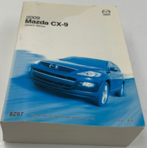2009 Mazda CX-9 CX9 Owners Manual Handbook OEM H02B54070 - $44.99
