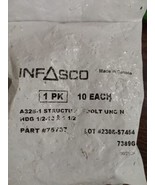 10pk Infasco Galvanized Structural Bolt 1/2&quot;-13 x 2 1/2&quot; 75737 416 Kb - $23.30 CAD