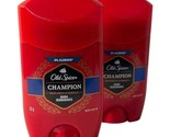 2 x Old Spice Champion Deodorant Aluminum Free Travel Size 50g New - $28.41