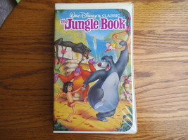 Walt Disney THE JUNGLE BOOK VHS Rare Black Diamond - £4.68 GBP