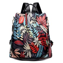 NEW Fashion Anti Theft Women Backpack Durable Fabric Oxford School Bag Pretty St - £27.96 GBP