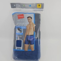 Hanes Men&#39;s Underwear Size M 32-34 Comfort Flex Support Pouch Boxer Brief 4-Pack - £14.77 GBP