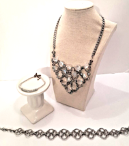 VTG Vivi Jewelry Lot 3 Wearable 2 Necklace 1 Dainty Bracelet Sparkle and Shine - £11.84 GBP