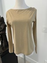 Gentryportofino Women’s Gold Metallic Stretch Top Small Medium - $113.85