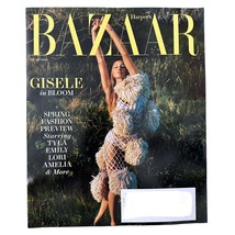 Harper Bazaar Magazine February 2024 Gisele in Bloom The Joy Issue Spring Fashio - £1.80 GBP