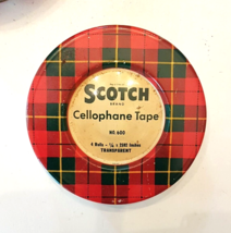 Scotch Brand Cellophane Tape Collector Tin Rusty Primitive Minnesota Mining Mfg - £11.63 GBP