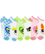 The Powerpuff Girls Checkered Women&#39;s Ankle Socks 6-Pair Pack Multi-Color - $19.98