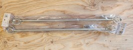 Lot of 2: Kenny Decorative End Curtain Rods, 28-48&quot;, Nickle, 042437030977 - £23.52 GBP