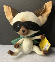 SKIPPYJON JONES Plush SIAMESE CAT CHIHUAHUA 7&quot; Dog Stuffed Animal Doll NWT - $10.85