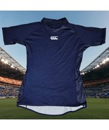 Canterbury of New Zealand Mens Blue CCC Logo Fitted Jersey Shirt Size XL - €25,39 EUR