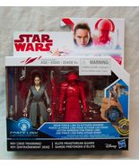 Star Wars THE LAST JEDI REY TRAINING &amp; ELITE PRAETORIAN GUARD Action Fig... - $19.80