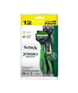 Schick Xtreme 3 Sensitive Mens Disposable Razors 12 Value Pack - $1,392.64 MXN