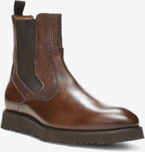 Donald Pliner Sz 11.5 Mens Harold Chelsea Boots Lizard Leather Italy NEW $375! - £103.65 GBP